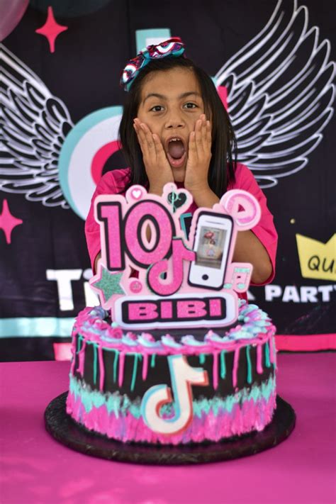 Tiktok Party Idea Cake Party Desserts