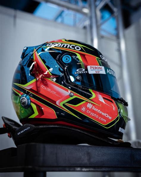 Helmet designs of test driver Felipe Drugovich (Aston Martin) from 2022 : r/f1helmet