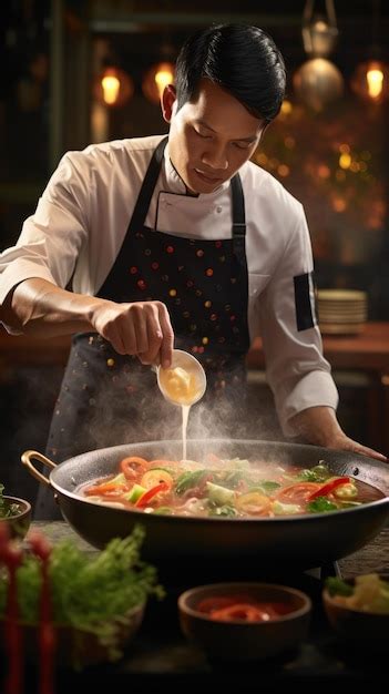 Premium Photo Tom Yum Or Tom Yam Hot And Sour Thai Soup