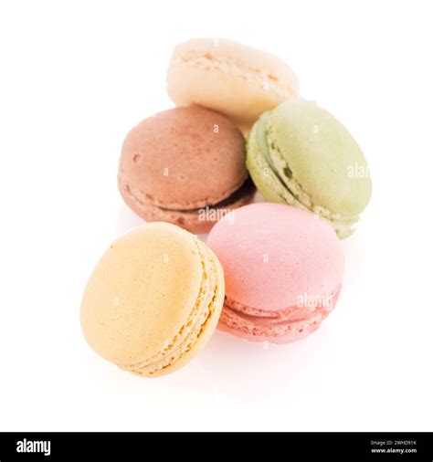 Colorful French Macarons Stock Photo Alamy