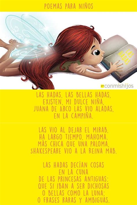 Poesías infantiles para leer con los niños poemas poesias