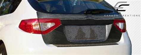 Carbon Fiber Trunk Hatch Body Kit For 2011 Subaru Impreza 5dr 2008 2011 Subaru Impreza 5dr