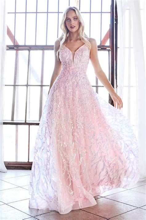 Blush Cinderella Divine Cb055 Prom Long Formal Spaghetti Strap Ball