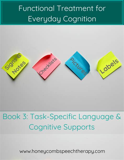 Functional Cognition Book Task Specific Language Cognitive