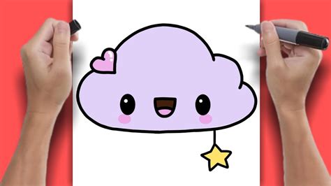 How To Draw A Cute Cloud Cute And Easy Drawings To Draw YouTube