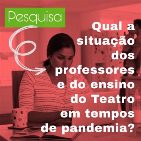 Participe da pesquisa Qual a situação do professor e do ensino do