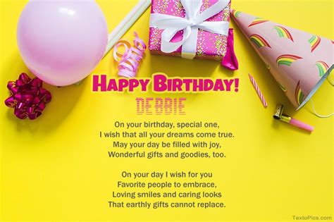 Happy Birthday Debbie, beautiful poems.