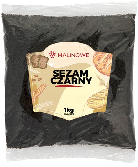 SEZAM CZARNY ŁUSKANY 1kg SEZAM ZIARNO NATURALNY JAKOŚĆ PREMIUM