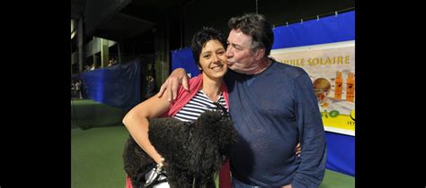 Photo Pascal Danel Et Sa Femme Lors Du Tournoi De Tennis Pour L