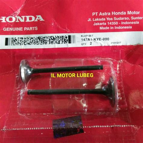 Jual Klep Set In Plus Ex Honda Mega Pro New Mono Shock Verza Original