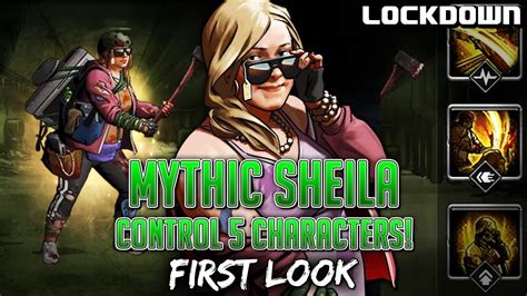 TWD RTS Mythic Sheila Control 5 Characters The Walking Dead Road To