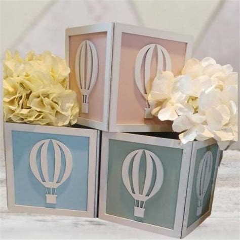 Baby Shower Hot Air Balloon Etsy