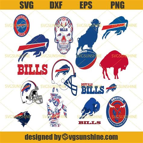 The Buffalo Bills Football Team Logos