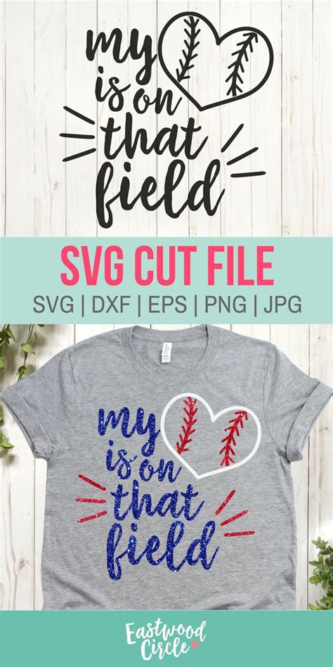 Craft Supplies And Tools Split Half Baseball Softball Heart Svg My Heart