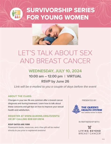 Cancer Survivorship Seminar Lets Talk About Sex And Breast Cancer