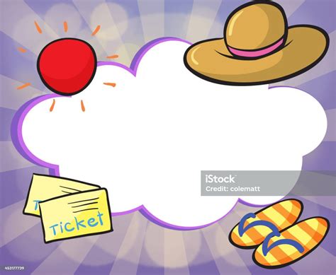 Empty Cloud Template Stock Illustration Download Image Now