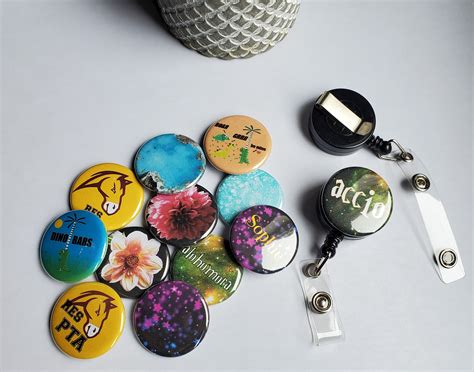 Custom Badge Reels Etsy