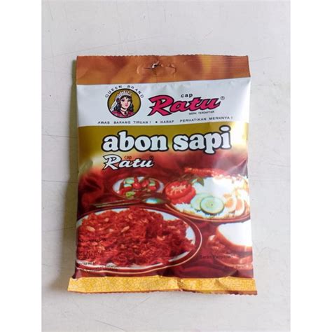 Jual ABON SAPI CAP RATU 100GR RATU ABON SAPI Shopee Indonesia