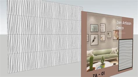 3d Wall Panel 01 3d Warehouse