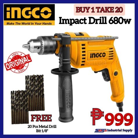 Ingco Id P Id Impact Drill W Mm With Hammer And Variable