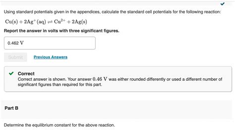 Answered Using Standard Potentials Given In The Bartleby