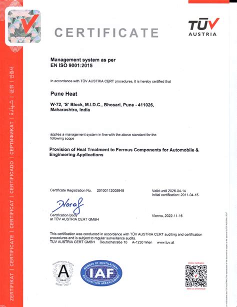 ISO Certified Company Good Quality Testing Pune India