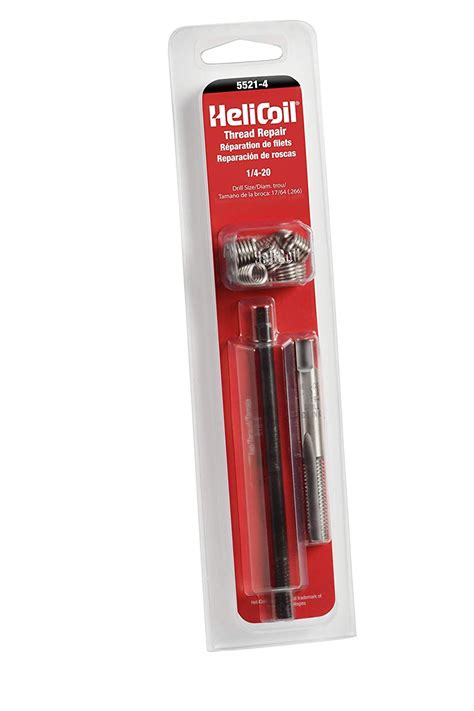 Helicoil 5521 4 1 4 20 Inch Coarse Thread Repair Kit