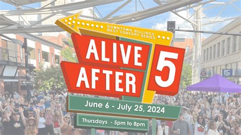 2024 Alive After 5 Summer Concert Series Lineup Announced Downtown