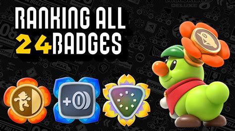 Ranking All Badges In Super Mario Bros Wonder Youtube