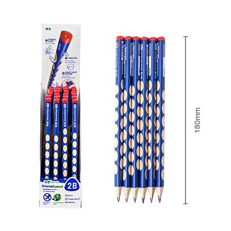 M G GROOVED PENCIL 2B TRIANGLE SHAPE