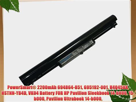 PowerSmart 2200mAh 694864 851 695192 001 H4Q45AA HSTNN YB4D VK04