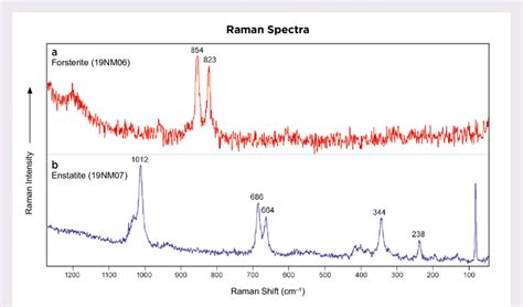 The Raman Spectra Of Two Different Syngenetic Silicate Mineral