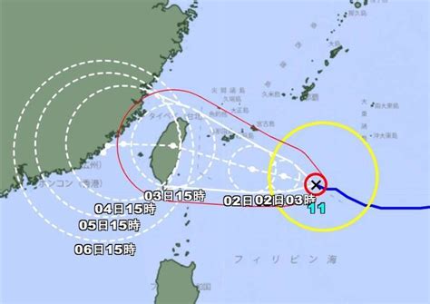 日本氣象廳：海葵颱風「轉強颱」估週日暴風圈籠罩全台 自由電子報 Line Today