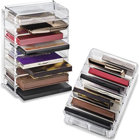 Byalegory Acrylic Eyeshadow Makeup Palette Organizer Small Sized