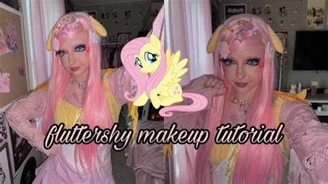 fluttershy makeup tutorial | mlp cosplay - YouTube