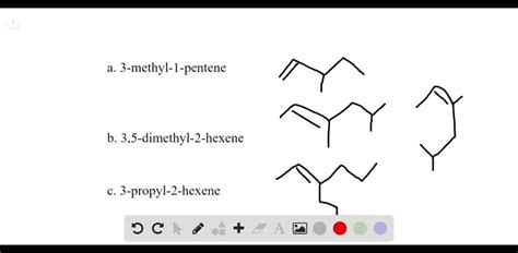 SOLVED Draw The Structure That Corresponds To Each Name And Indicate