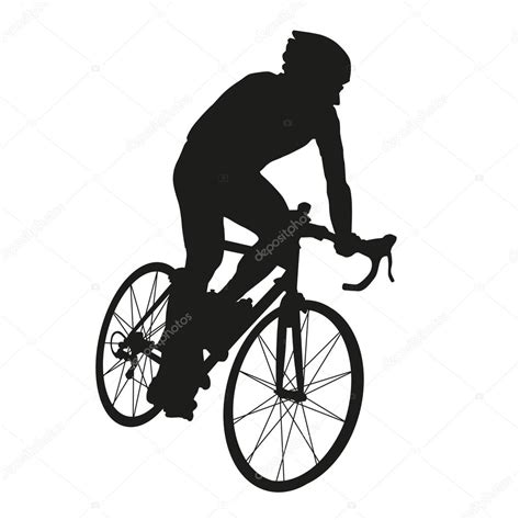 Cyclist Silhouette Stock Vector Image By Msanca 64999325