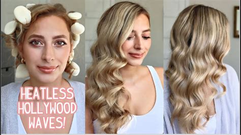 How To Heatless Hollywood Waves Tutorial Short Medium And Long Hair