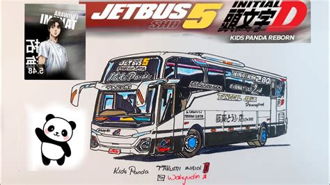 Rilis Bus Tunggal Jaya Kids Panda Reborn Jetbus 5cara Menggambar Bus