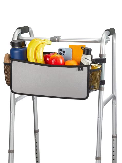 Wiicare Walker Basket For Folding Walker Basket For Walkers For Seniors With Cup Holder