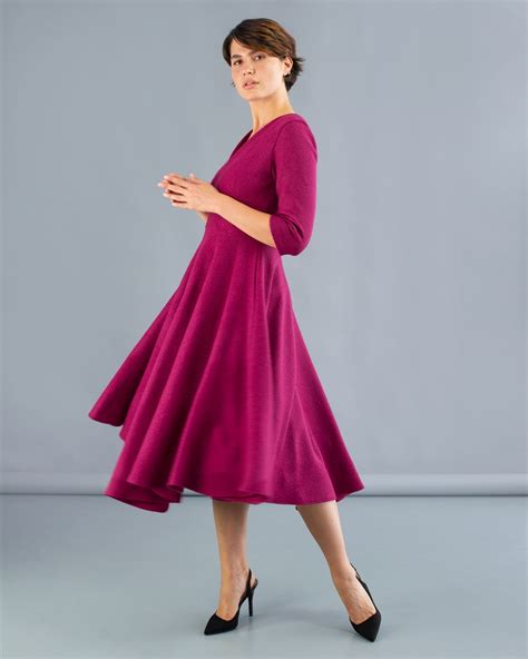 Woman Classic Dress Sewing Pattern Plus Size Patterns Dress