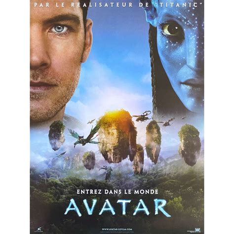 AVATAR French Movie Poster - 15x21 in. - 2009