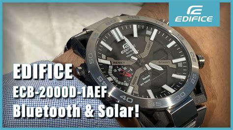 Unboxing The New Edifice Ecb D Aef Youtube