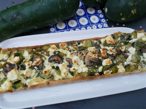 Recettes De Tarte Aux Courgettes Et Champignons