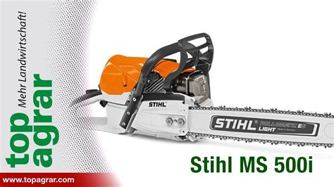 Stihl MS 500i Schnittige Motorsäge mit Einspritzer YouTube