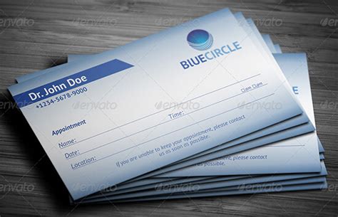 Printable Doctor Appointment Cards