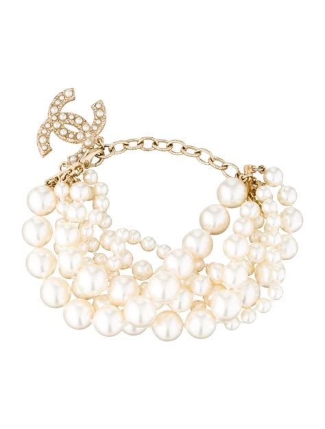 Chanel Multi-Strand Pearl Bracelet - Bracelets - CHA81293 | The RealReal