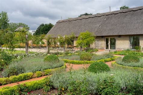 Traditional Garden in English Style Stock Photo - Image of england ...