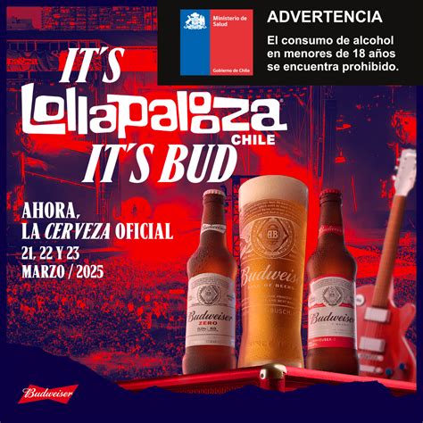 Ahora La Cerveza Oficial La Experiencia Contin A Junto A Budweiser En