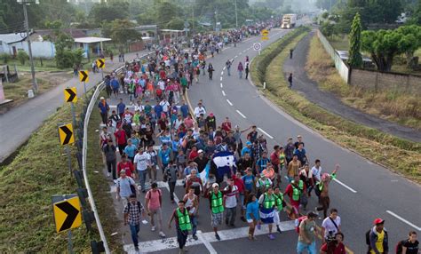 The Latest Growing Migrant Caravan Renews March To Us